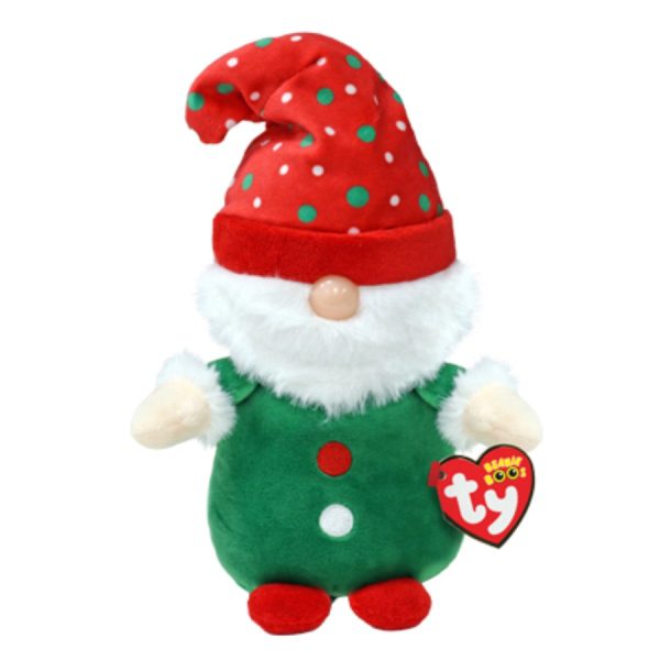 TY BEANIE BOO - CHRISTMAS - GNOLAN GREEN GNOME REGULAR Online Hot Sale