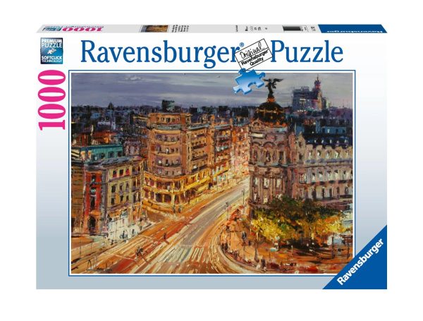 RAVENSBURGER 173259 - GRAN VIA MADRID 1000PC PUZZLE For Cheap