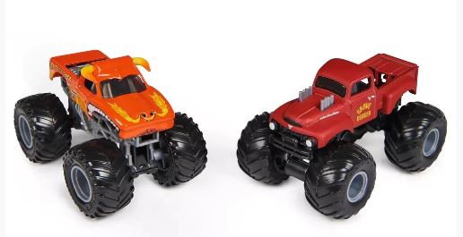 MONSTER JAM - 1:64 DIECAST TRUCKS 2PK - EL TORO LOCO VS GRAVE DIGGER Hot on Sale