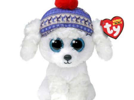 TY BEANIE BOO - CHRISTMAS -  SLEIGHBELL  WHITE DOG WITH CHRISTMAS HAT REGULAR Discount