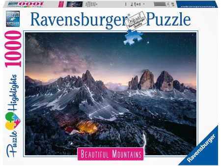 RAVENSBURGER - BEAUTIFUL MOUNTAINS - THREE PEAKS DOLOMITES 1000PC PUZZLE Discount