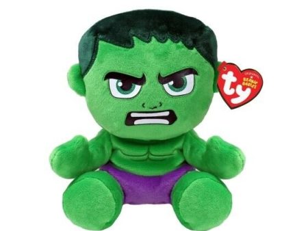 TY BEANIE BABIES - MARVEL - THE INCREDIBLE HULK SOFT PLUSH For Discount