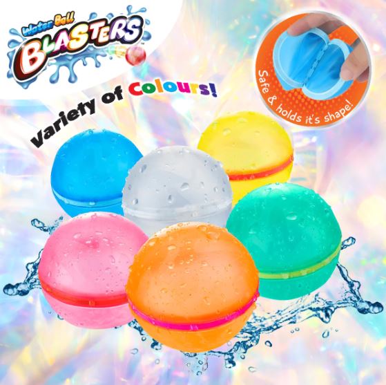 Kazaang - Re-usable Water Ball Blasters 12pk Supply