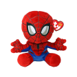 TY BEANIE BABIES - MARVEL - SPIDERMAN SOFT PLUSH For Cheap