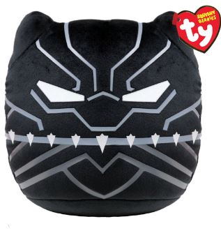 TY SQUISHY BEANIES - MARVEL BLACK PANTHER 25CM PLUSH For Sale