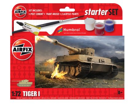 AIRFIX 1:72 :TIGER I STARTER SET MODEL For Discount