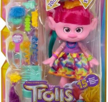 TROLLS BAND TOGETHER HAIR-TASTIC QUEEN POPPY FASHION DOLL Online now