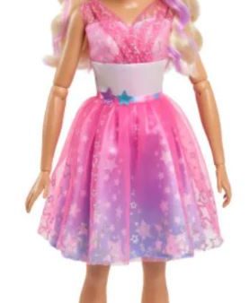 BARBIE - 28 INCH STANDING DOLL - BLONDE STAR POWER BEST FASHION FRIEND Online now