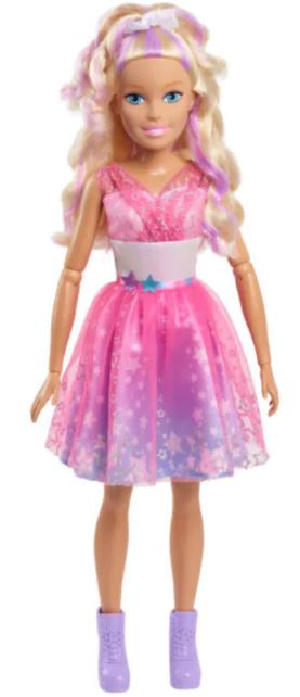 BARBIE - 28 INCH STANDING DOLL - BLONDE STAR POWER BEST FASHION FRIEND Online now