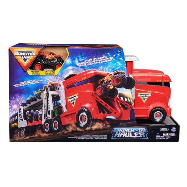 MONSTER JAM 1:64 LAUNCH N GO HAULER For Sale