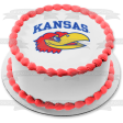 University of Kansas Jayhawks Logo Edible Cake Topper Image ABPID49706 Online Sale