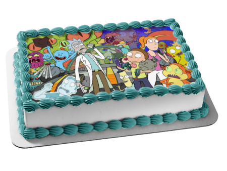 Rick and Morty Summer Smith Mr. Poopy Butthole Edible Cake Topper Image ABPID49744 Discount