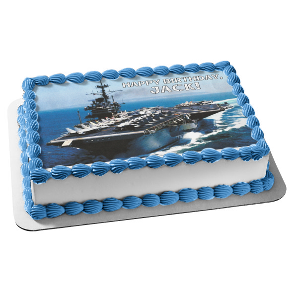 Connie Ship Aircraft Carrier US Navy Edible Cake Topper Image ABPID49764 Online Hot Sale