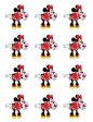 Minnie Mouse Ice Cream Edible Cupcake Topper Images ABPID00470 Online