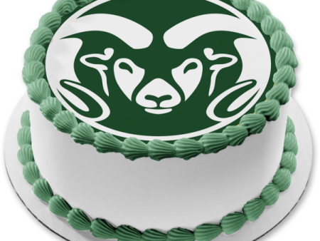 Colorado State University Ram Mascot Logo Edible Cake Topper Image ABPID49769 Hot on Sale