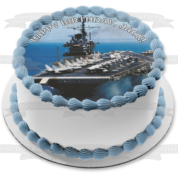 Connie Ship Aircraft Carrier US Navy Edible Cake Topper Image ABPID49764 Online Hot Sale