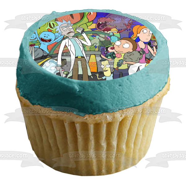 Rick and Morty Summer Smith Mr. Poopy Butthole Edible Cake Topper Image ABPID49744 Discount