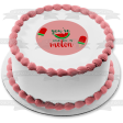 You re One In a Melon Watermelons Pink Background Edible Cake Topper Image ABPID50255 For Cheap