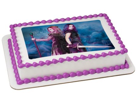 Descendants 3 Wicked Showdown Edible Cake Topper Image Fashion