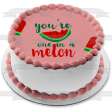 You re One N a Melon Birthday Baby Shower Edible Cake Topper Image ABPID50253 Online now