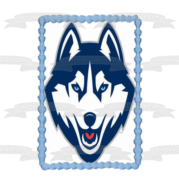 University of Connecticut Huskies Men s Basketball Team Logo NCAA Edible Cake Topper Image ABPID24384 Fashion