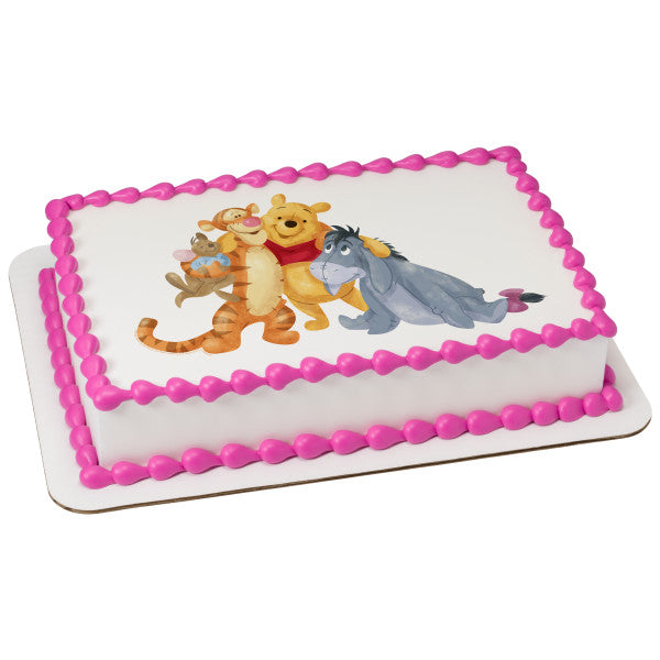 Winnie the Pooh and Friends Edible Cake Topper Image Online Sale