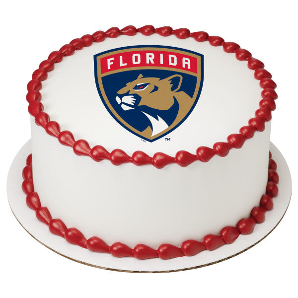 NHL® Florida Panthers Team Edible Cake Topper Image Online Sale