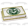 Colorado State University Ram Mascot Logo Edible Cake Topper Image ABPID49769 Hot on Sale