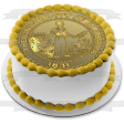 University of Alabama 1831 Gold Emblem Edible Cake Topper Image ABPID49787 Sale