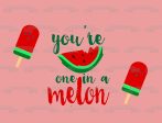 You re One N a Melon Birthday Baby Shower Edible Cake Topper Image ABPID50253 Online now