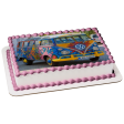 VW Hippie Van Edible Cake Topper Image ABPID49759 For Discount