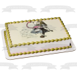 Truly Alice and Flaimngo Tea Party Birthday Edible Cake Topper Image ABPID50242 Sale