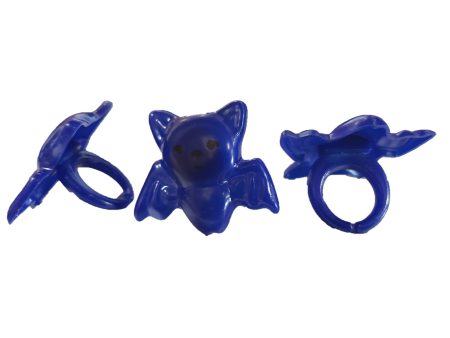 11ct. Blue Bat Halloween Cupcake Rings Online