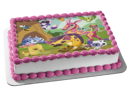 Animal Jam Various Characters Edible Cake Topper Image ABPID49761 Online Hot Sale