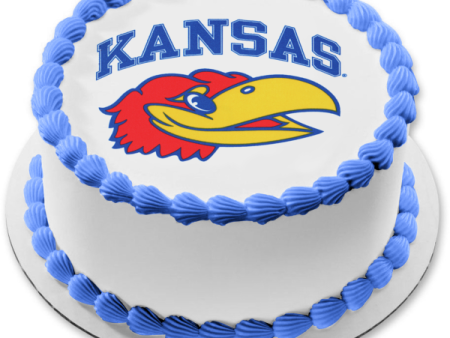 University of Kansas Jayhawks Logo Edible Cake Topper Image ABPID49706 Online Sale