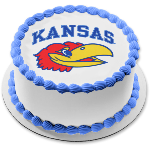 University of Kansas Jayhawks Logo Edible Cake Topper Image ABPID49706 Online Sale