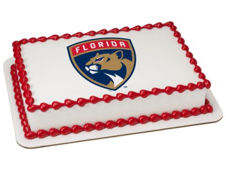 NHL® Florida Panthers Team Edible Cake Topper Image Online Sale