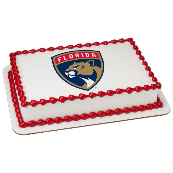 NHL® Florida Panthers Team Edible Cake Topper Image Online Sale