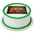 Rustic Bear Edible Cake Topper Image Discount