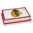 NHL® Chicago Blackhawks Team Edible Cake Topper Image For Sale