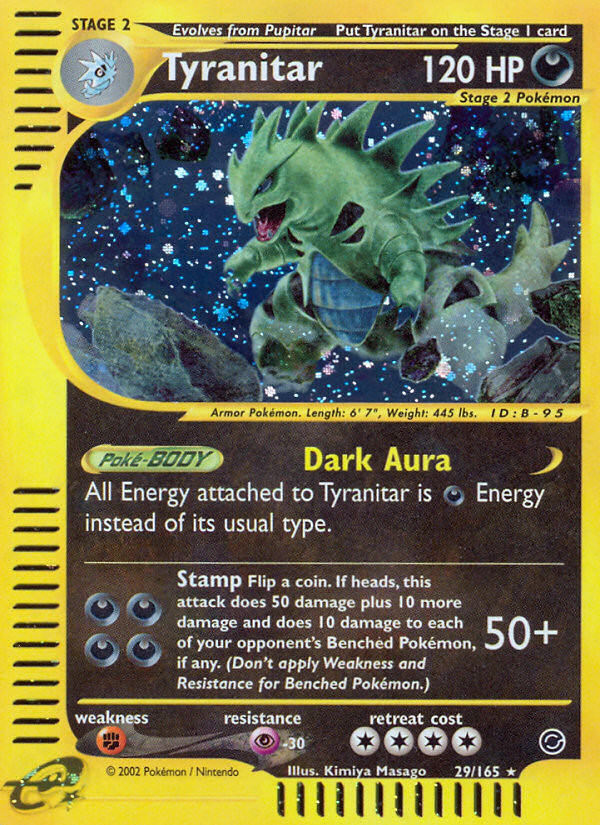 Tyranitar (29 165) [Expedition: Base Set] Online Hot Sale