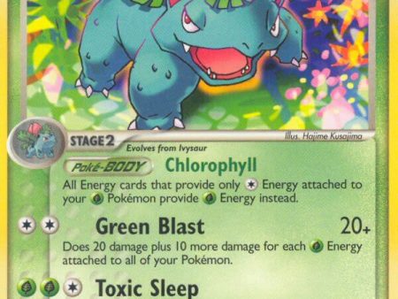 Venusaur (28 100) (Theme Deck Exclusive) [EX: Crystal Guardians] on Sale