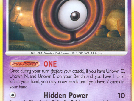 Unown O (70 132) [Diamond & Pearl: Secret Wonders] For Cheap