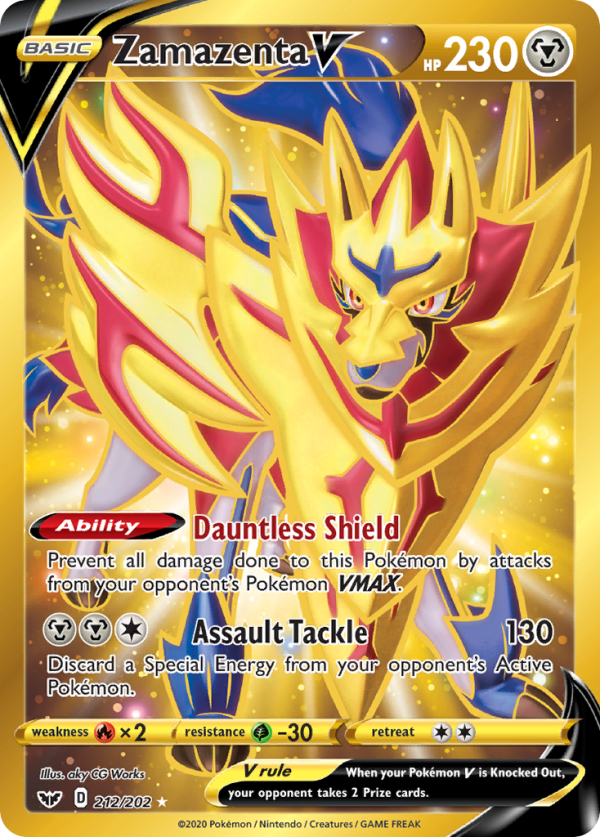 Zamazenta V (212 202) [Sword & Shield: Base Set] Sale