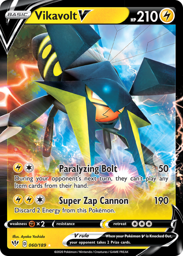 Vikavolt V (060 189) [Sword & Shield: Darkness Ablaze] Fashion