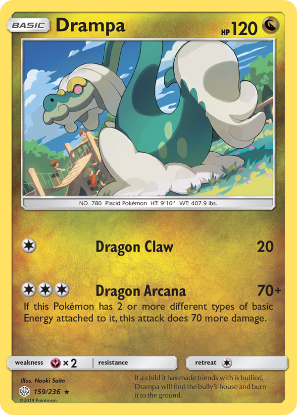 Drampa (159 236) [Sun & Moon: Cosmic Eclipse] For Cheap