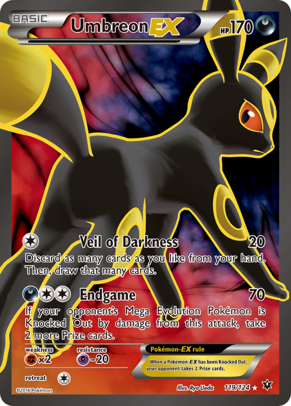 Umbreon EX (119 124) [XY: Fates Collide] For Discount