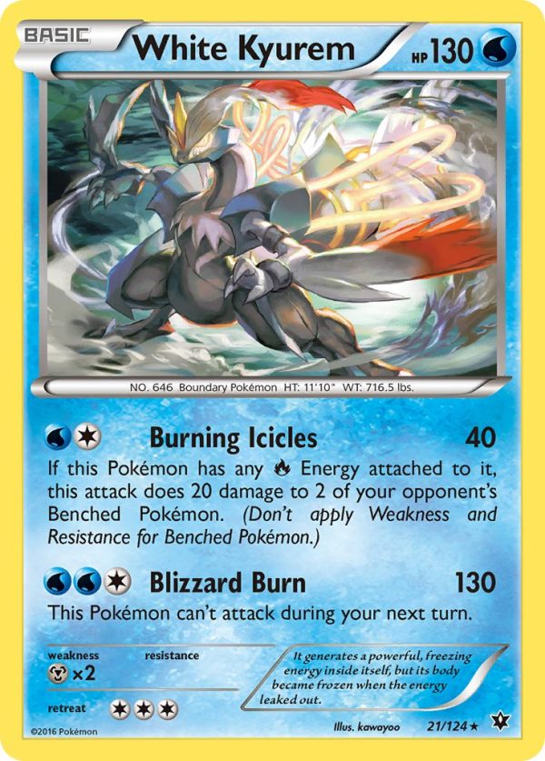 White Kyurem (21 124) (Theme Deck Exclusive) [XY: Fates Collide] Sale