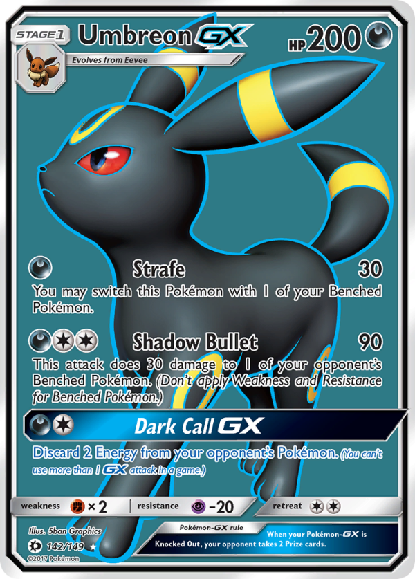 Umbreon GX (142 149) [Sun & Moon: Base Set] Discount