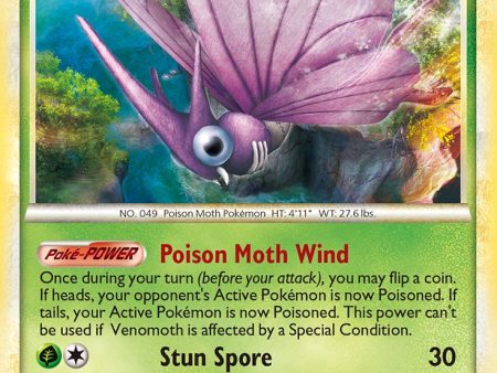 Venomoth (11 102) (Theme Deck Exclusive) [HeartGold & SoulSilver: Triumphant] Hot on Sale